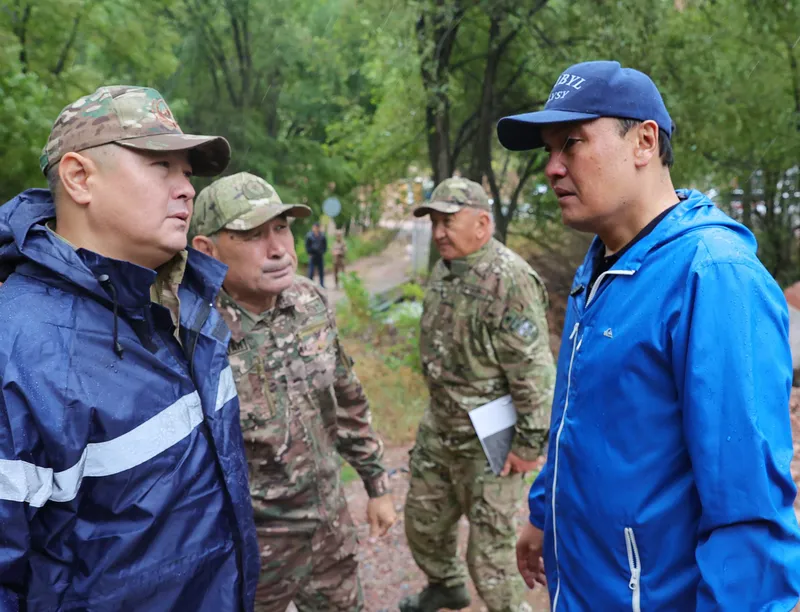 Ербол Қарашөкеев, Жамбыл облысы, Меркі ауданы, сел, қауіп, тексеру, сурет - Zakon.kz жаңалық 04.07.2026 21:30