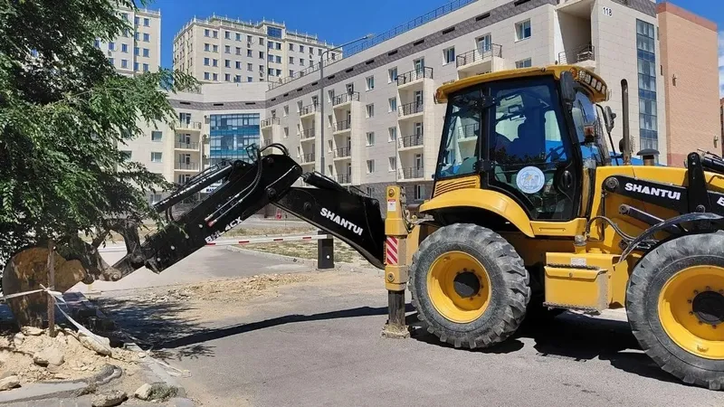  Ақтауда электр желілері жаңартылып жатыр - фоторепортаж, сурет - Zakon.kz жаңалық 09.07.2026 15:25