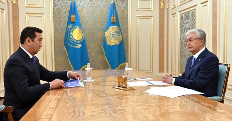 Тоқаев Сапаровты қабылдады, сурет - Zakon.kz жаңалық 10.07.2026 17:36