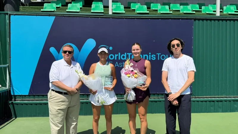 Астанада халықаралық World Tennis W15 турнирінің алғашқы аптасы аяқталды