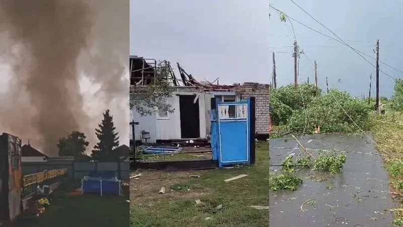"Құдды торнадодай": Павлодар облысындағы ауылдың бір бөлігін дауыл ойрандады, сурет - Zakon.kz жаңалық 21.07.2026 22:12