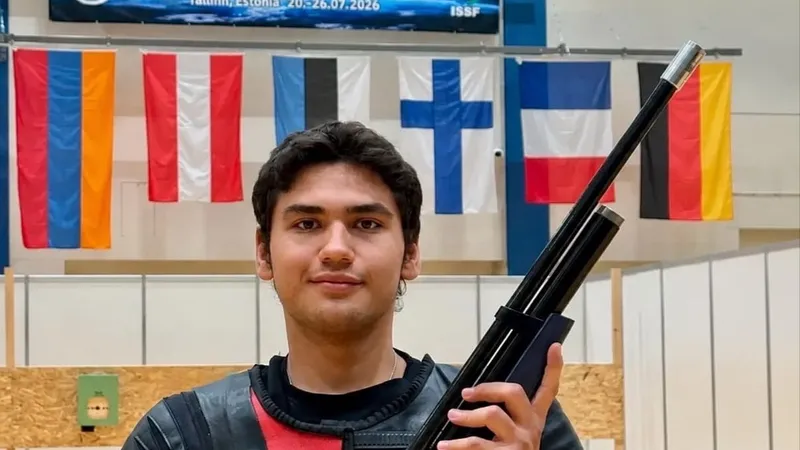 Валат Мусаев, Таллин, Қазақстан, қозғалмалы нысанаға оқ оту, жасөспірімдер, Әлем чемпионаты, алтын медаль, сурет - Zakon.kz жаңалық 22.07.2026 19:07