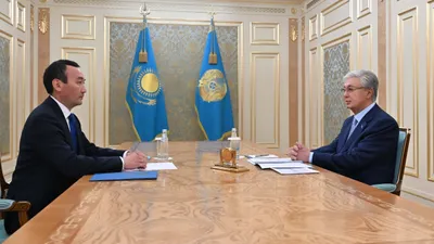 Ұлытау облысының әкімі Есет Байкенді қабылдады