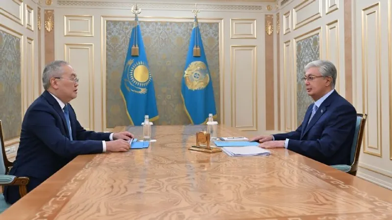Тоқаев ҚМА төрағасы Жанат Элимановты қабылдады
