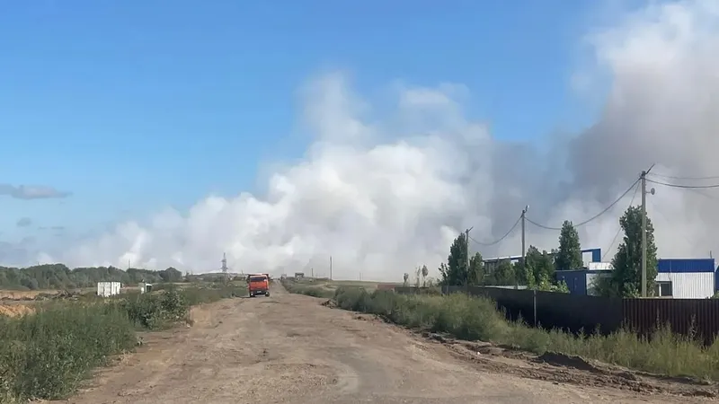 Оралда полигондағы өртке байланысты төтенше жағдай режимі енгізілді, сурет - Zakon.kz жаңалық 28.07.2026 17:40