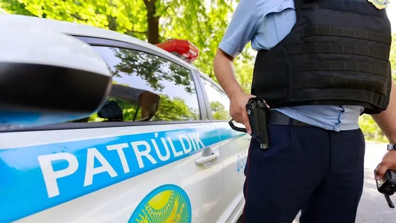 Полиция, Павлодар облысы, көлік, жүргізушілер, бақылау, белгіленбеген орын