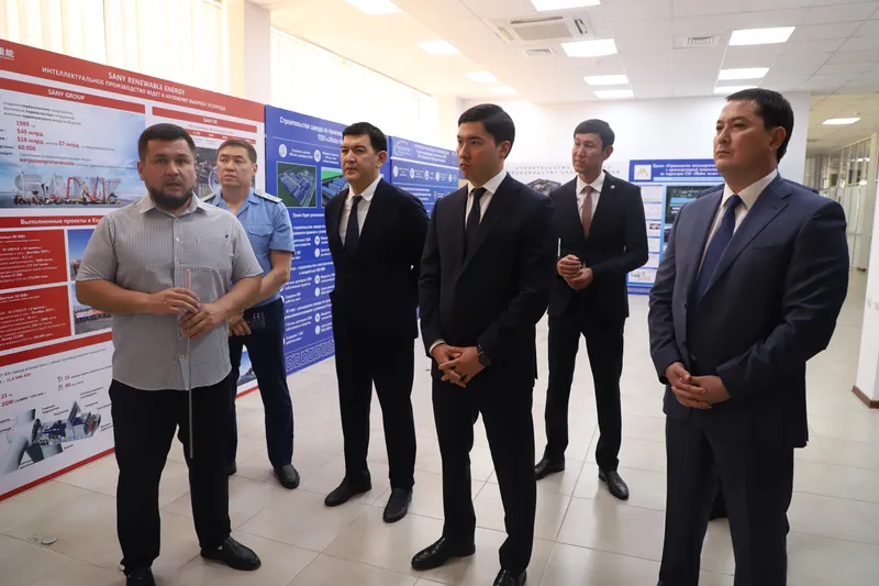 Жамбыл облысында Инвесторлардың құқықтарын қорғау комитеті төрағасының қатысуымен жаңа өндіріс іске қосылды, сурет - Zakon.kz жаңалық 30.07.2026 14:28