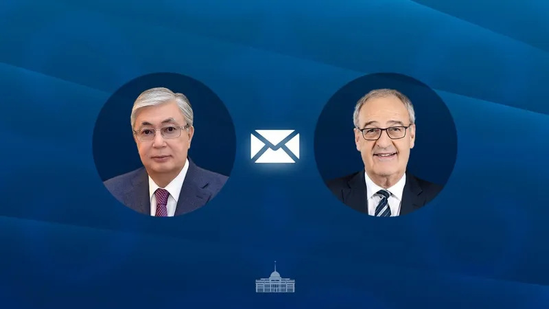 Құттықтау жеделхаты, Мемлекет басшысы, Қасым-Жомарт Тоқаев, Швейцария президенті, Ги Пармелан 