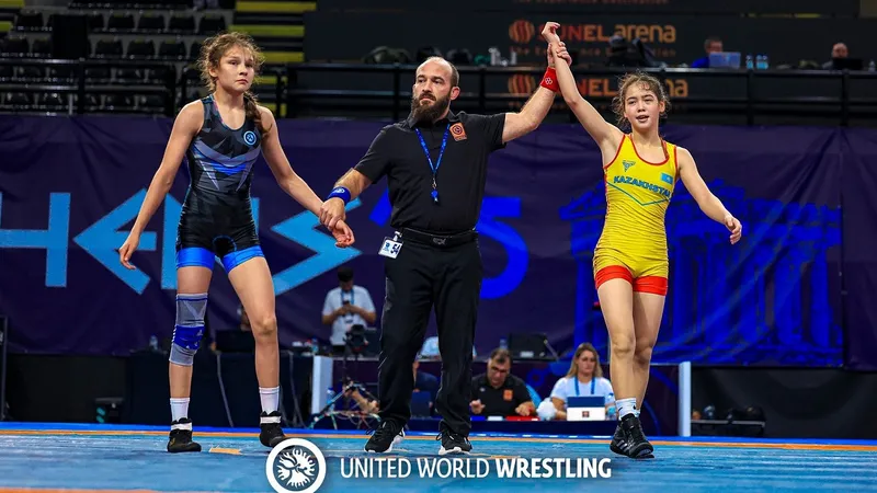 Күрес, Баку, Әзірбайжан, U17, әлем чемпионаты, Қазақстан, әйелдер 