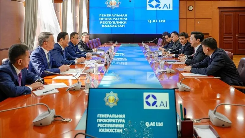Қазақстанның Бас прокуроры жасанды интеллект саласындағы танымал сарапшымен кездесті, сурет - Zakon.kz жаңалық 05.08.2026 14:19