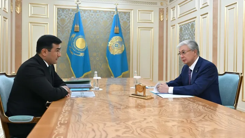 Президент қабылдауы, Ақорда, Тоқаев, Рустам Қарағойшин, Бәйтерек, сурет - Zakon.kz жаңалық 05.08.2026 17:06