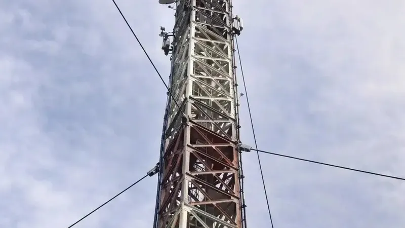 ШҚО-да телемұнараға шығып алған балалар өздігінен түсе алмай, құтқарушы мен полицейді әбден әбігерге салды , сурет - Zakon.kz жаңалық 07.08.2026 10:17