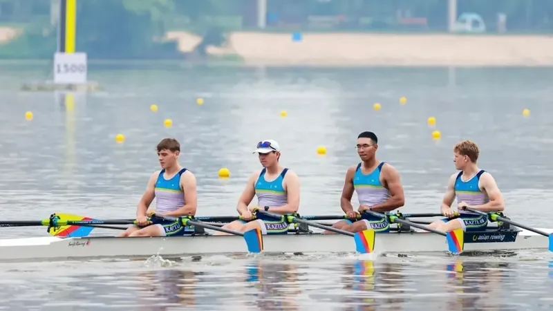 Қазақстандық ескекшілер Болгарияда өткен U19 әлем чемпионатында B финалында өнер көрсетті