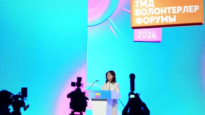 ТМД волонтерлер форумы, Аида Балаева, сурет - Zakon.kz жаңалық 20.08.2026 12:17