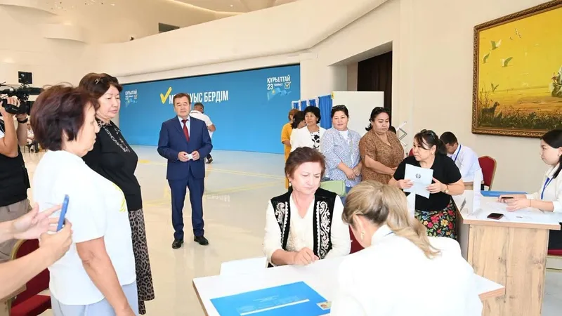 Құрылтай, дауыс беру, сурет - Zakon.kz жаңалық 23.08.2026 17:17