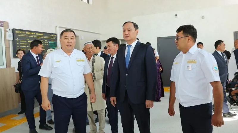 Жамбыл облысында қайта жаңғыртылған Түрксіб вокзалы пайдалануға берілді, сурет - Zakon.kz жаңалық 01.09.2026 10:44