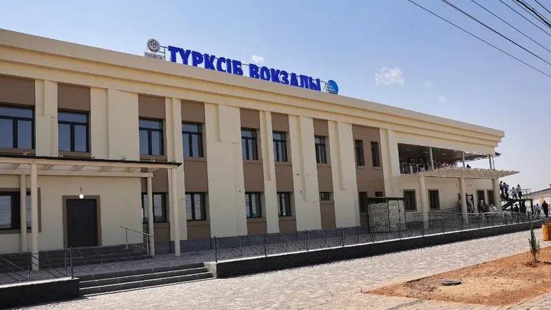 Жамбыл облысында қайта жаңғыртылған Түрксіб вокзалы пайдалануға берілді, сурет - Zakon.kz жаңалық 01.09.2026 10:44