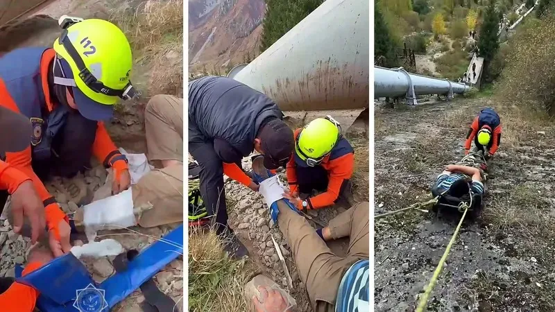 Алматы тауларында Қытайдан келген турист жарақат алды