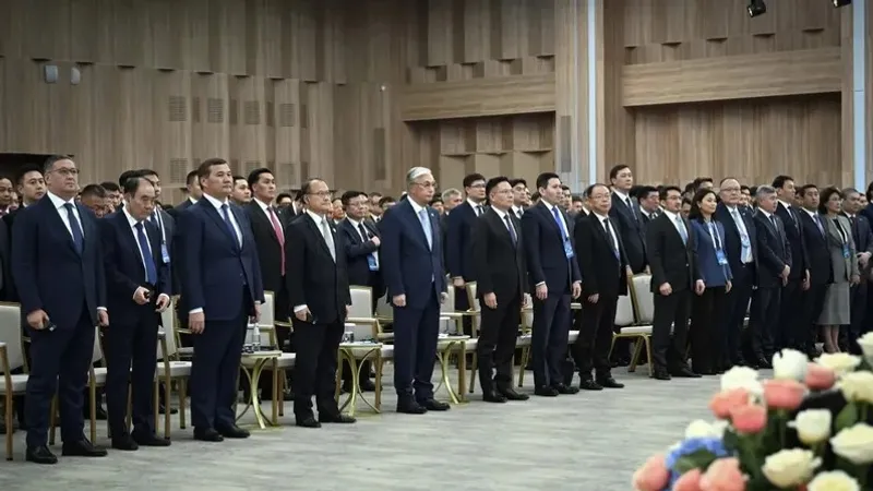Бүгін, 2026 жылғы 25 қыркүйекте, Қазақстан Президенті Қасым-Жомарт Тоқаев Алматыда өткен "Қазақстан – Қытай" инвестициялық форумына қатысты, деп хабарлайды Zakon.kz., сурет - Zakon.kz жаңалық 25.09.2026 12:25