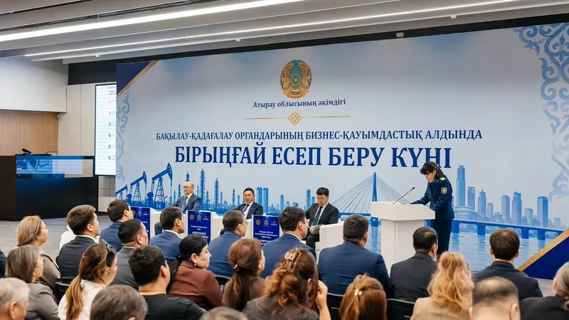 Бірыңғай есеп беру, Атырау, мемлекеттік органдар, бизнес-қоғамдастық, кәсіпкерлік, қолдау, шара , сурет - Zakon.kz жаңалық 28.09.2026 18:46