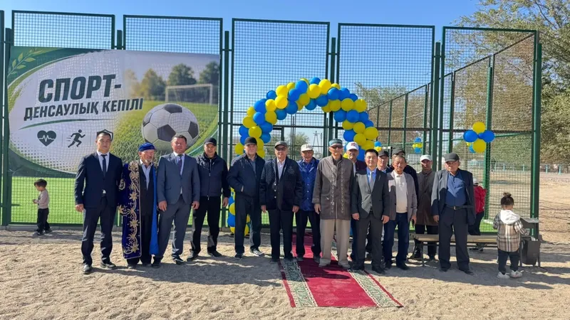 Ұлытау облысы Сарысу ауылында жаңа әлеуметтік нысандар пайдалануға берілді