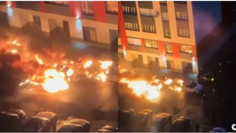 Астанада бірден бес көлік өртенді: қайғылы жағдайдың мән-жайы белгілі болды , сурет - Zakon.kz жаңалық 07.10.2026 15:04
