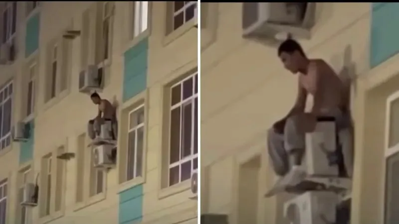 Атырауда тергеуге келмеген күдікті көпқабатты үйдің терезесінен шығып кеткен