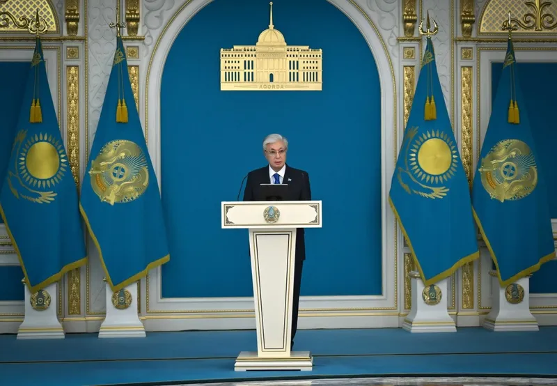 Тоқаев Ақтоғай мыс балқыту зауытының құрылысын бастау рәсіміне қатысты, сурет - Zakon.kz жаңалық 20.10.2026 17:40