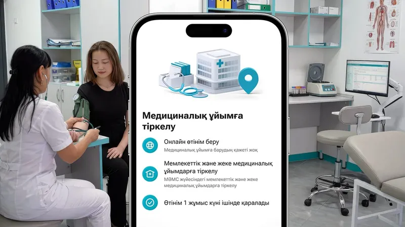 Kaspi.kz медициналық ұйымға тіркелу қызметін іске қосты, сурет - Zakon.kz жаңалық 22.10.2026 11:44