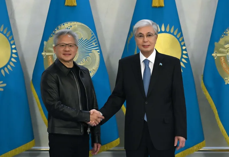 Тоқаев Дженсен Хуангты қабылдады