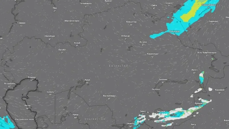 Қазақстанның бес өңірінде қар жауып, жолдар тайғақ болуы мүмкін, сурет - Zakon.kz жаңалық 29.10.2026 09:14